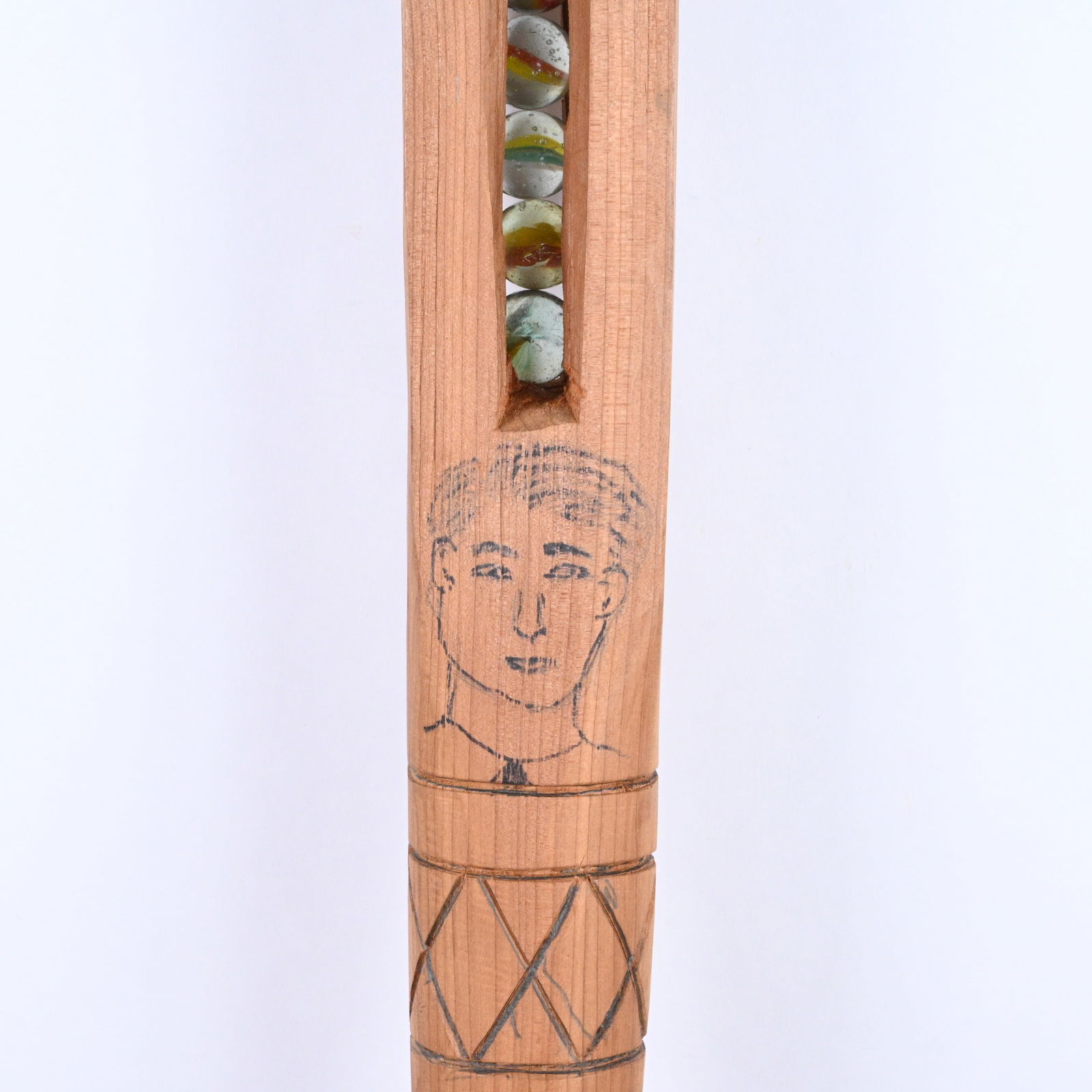 Baker Riddle. Carved Whimsy Cane - 5