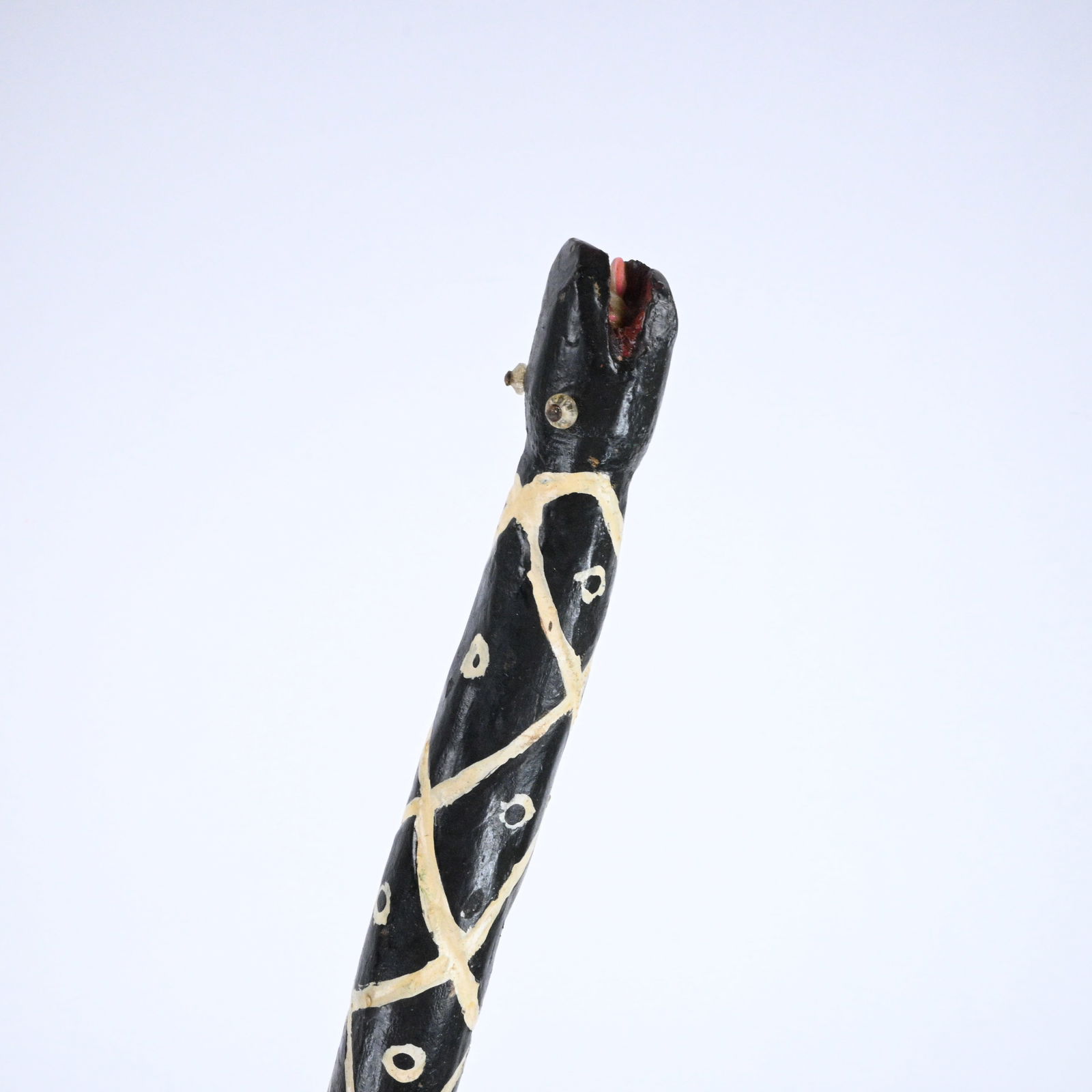 Anonymous. Carved Snake Whimsy Walking Stick - 3