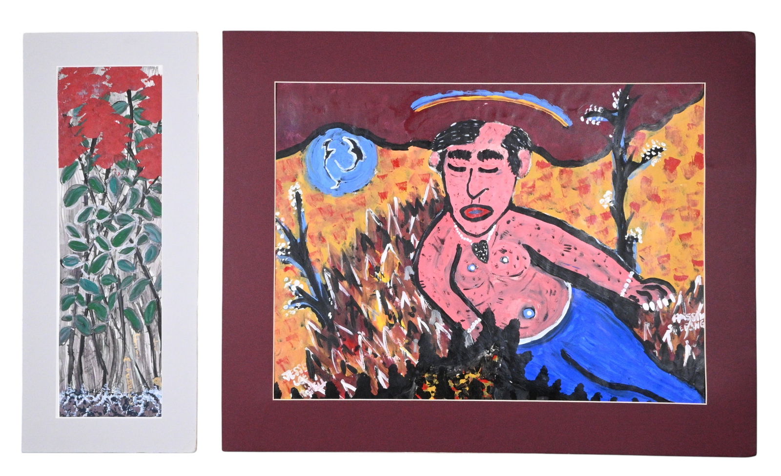 Jesse Lee Mitchell. Pair of Paintings (1 of 7)