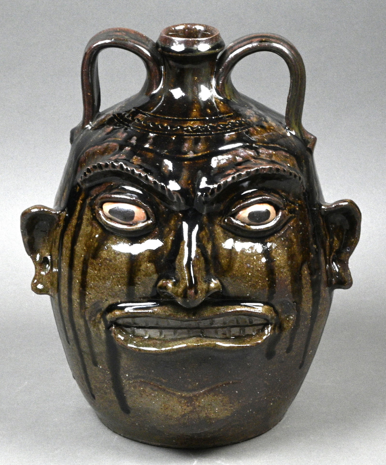 Clint Alderman. Face Jug - 2