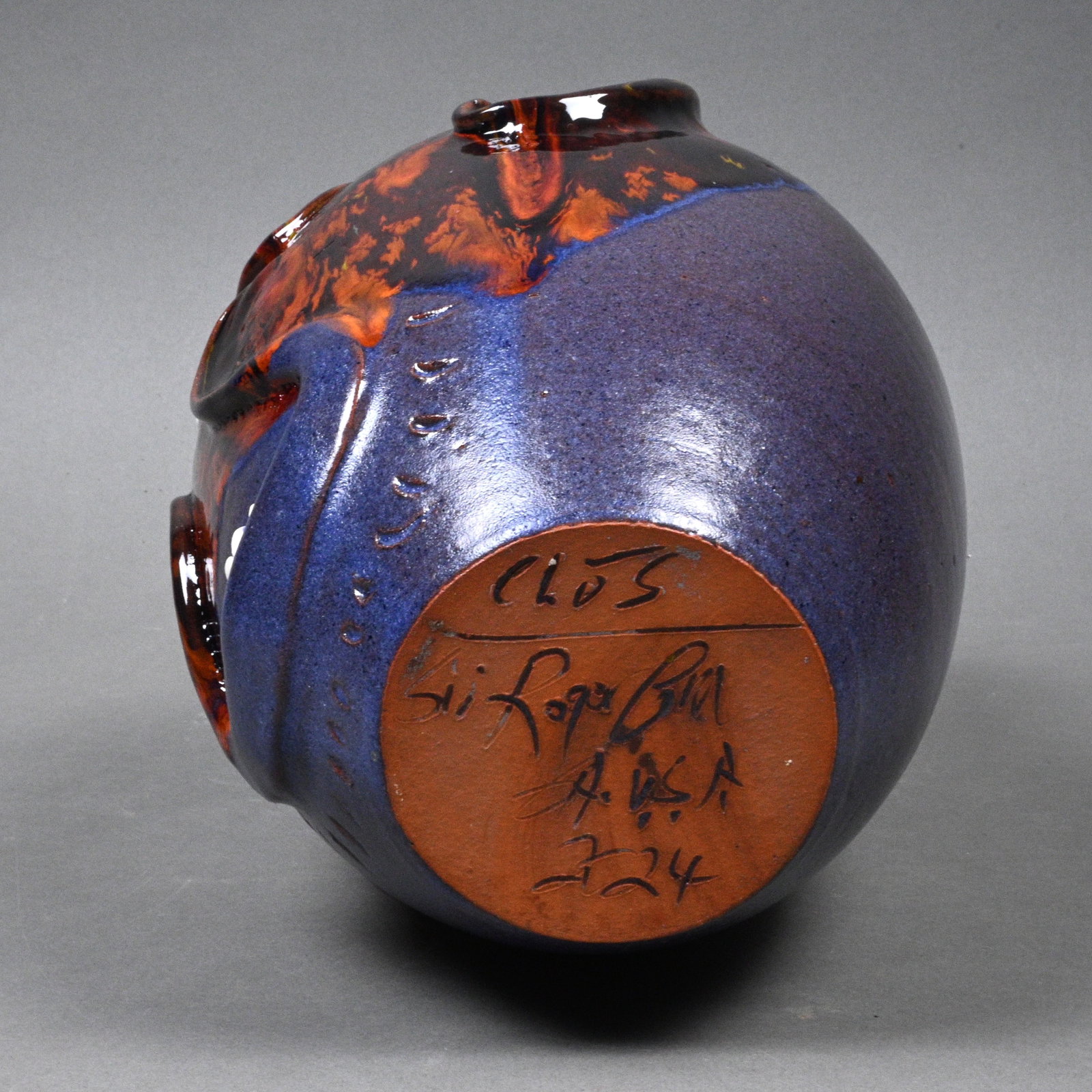Roger Corn. Face Jug - 6