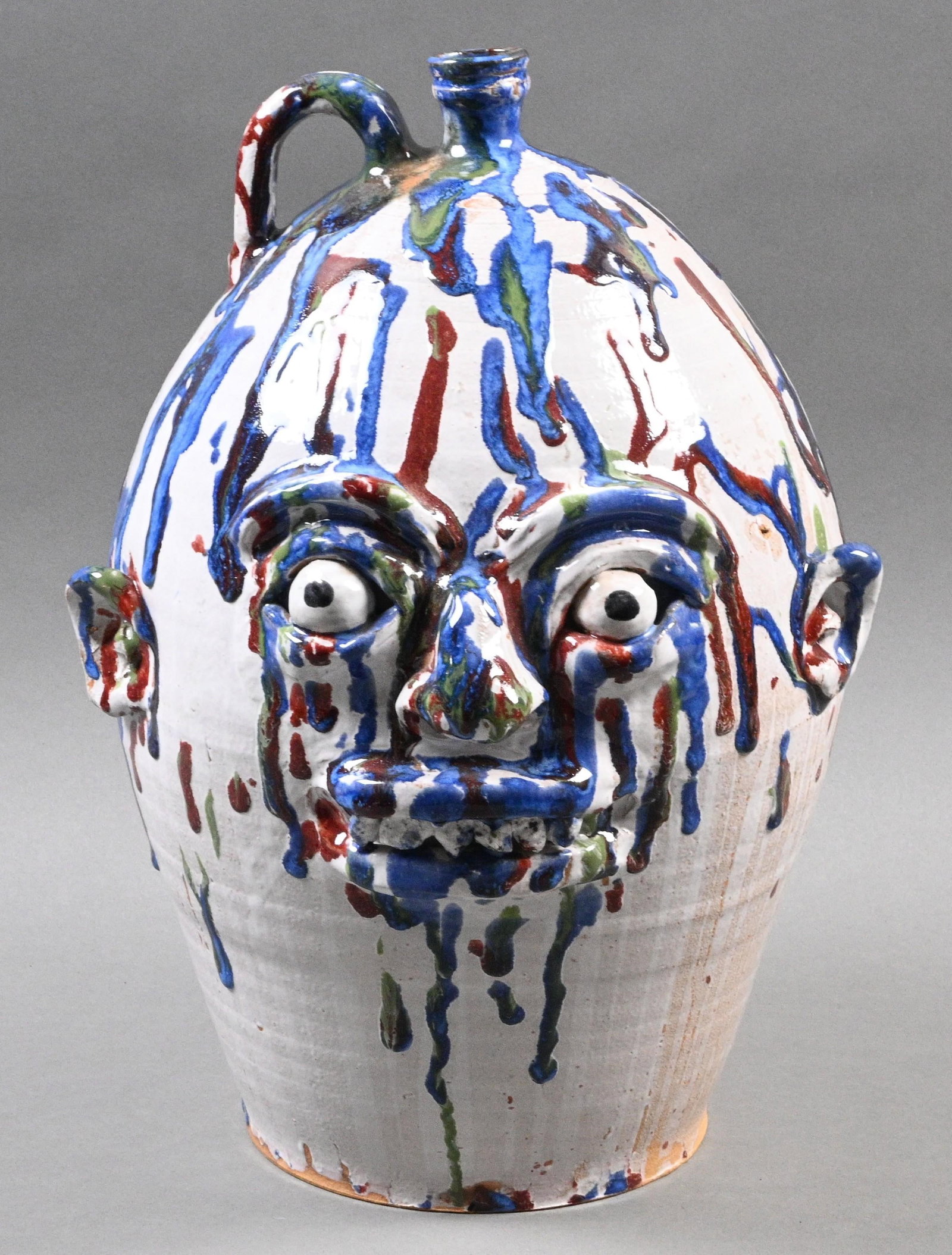 Marvin Bailey. Face Jug - 2