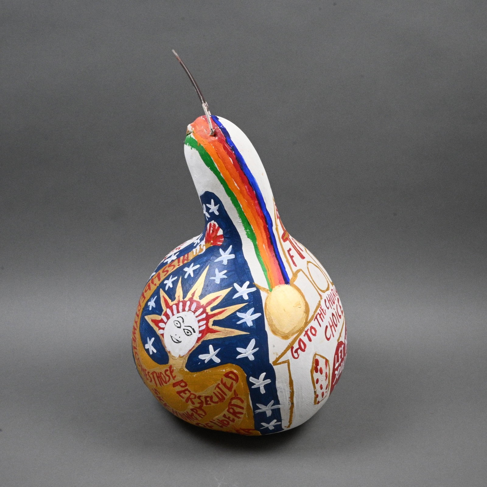 B.F. Perkins. Painted Gourd - 5