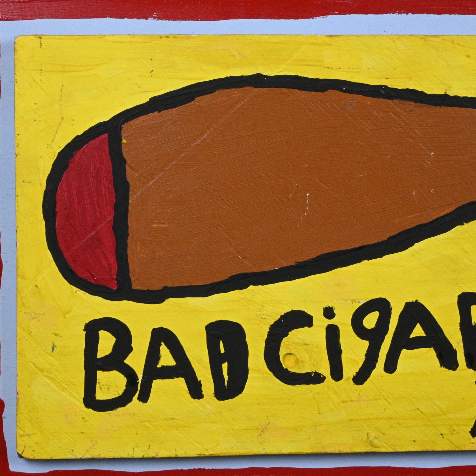 Ruby C. Williams. Bad Cigar Man Painting - 3