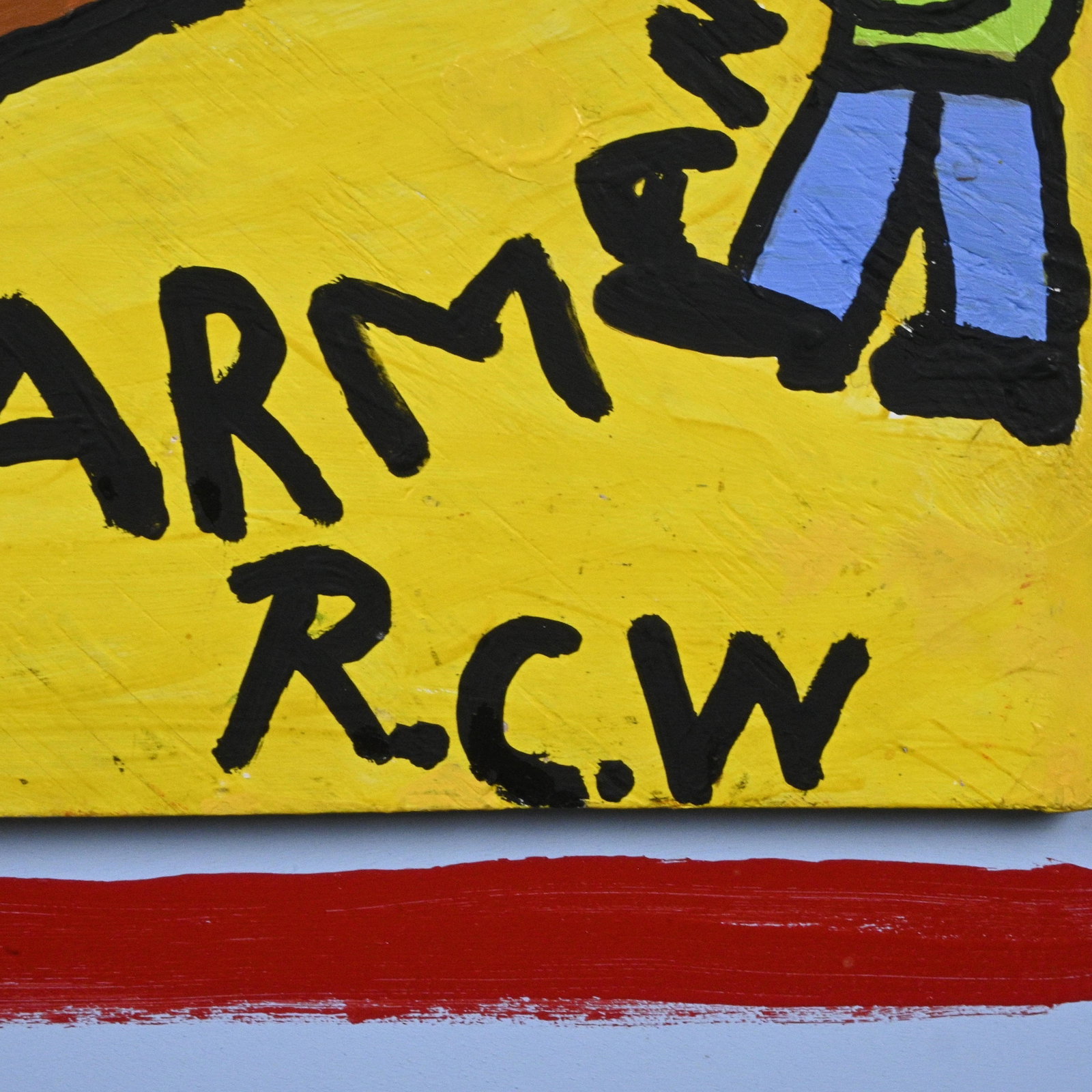 Ruby C. Williams. Bad Cigar Man Painting - 4