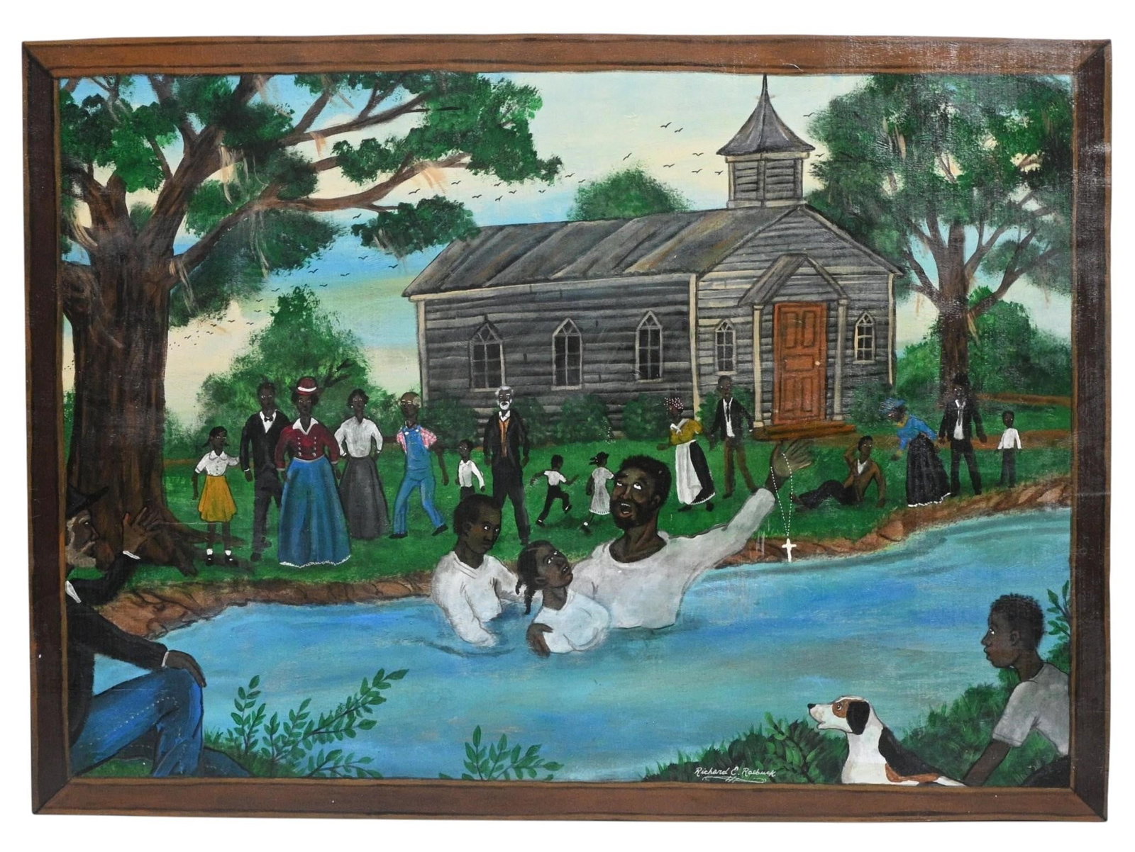 Richard Roebuck. African American Church Baptism (1 of 7)