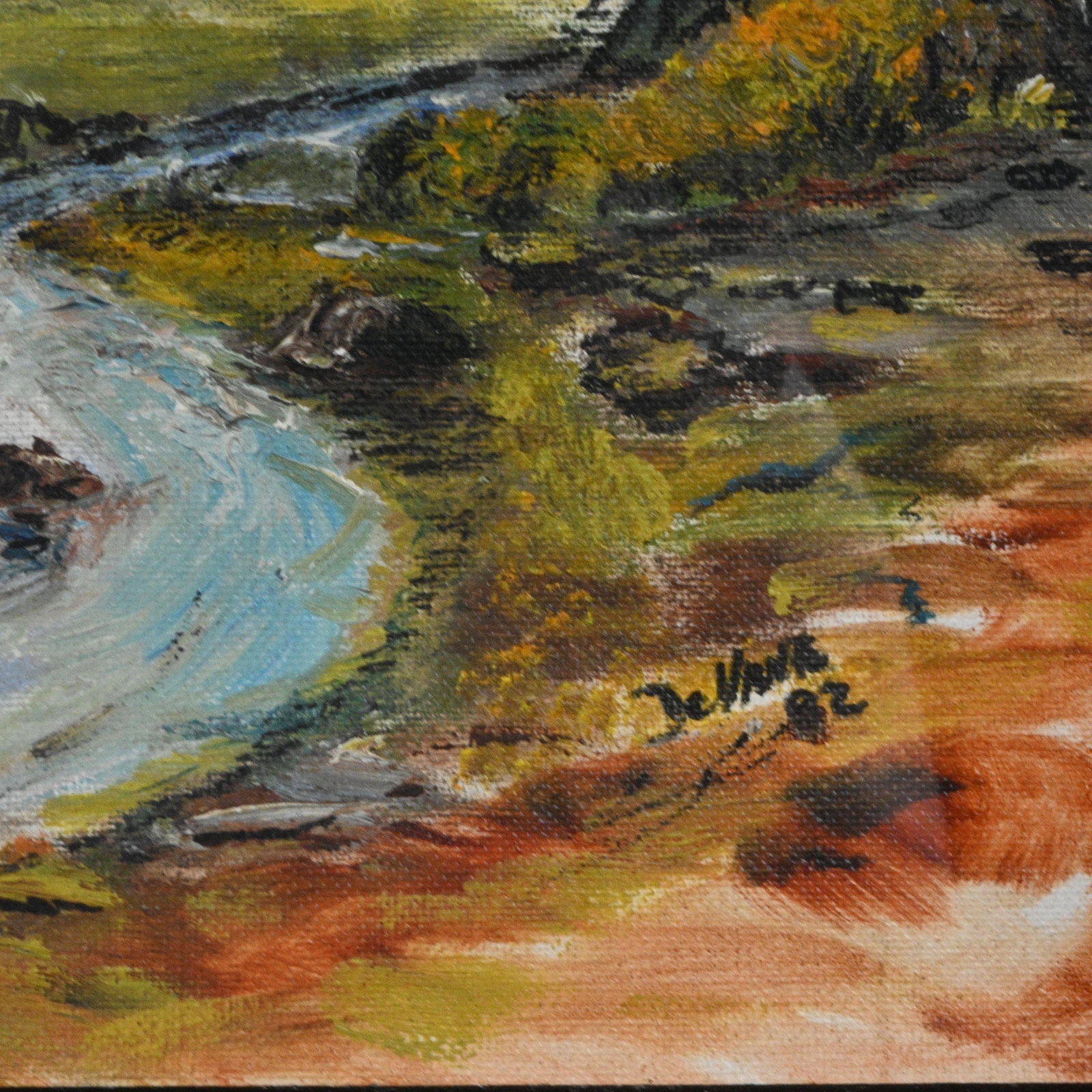 Jerry DeVane. Mountain Stream Landscape - 4