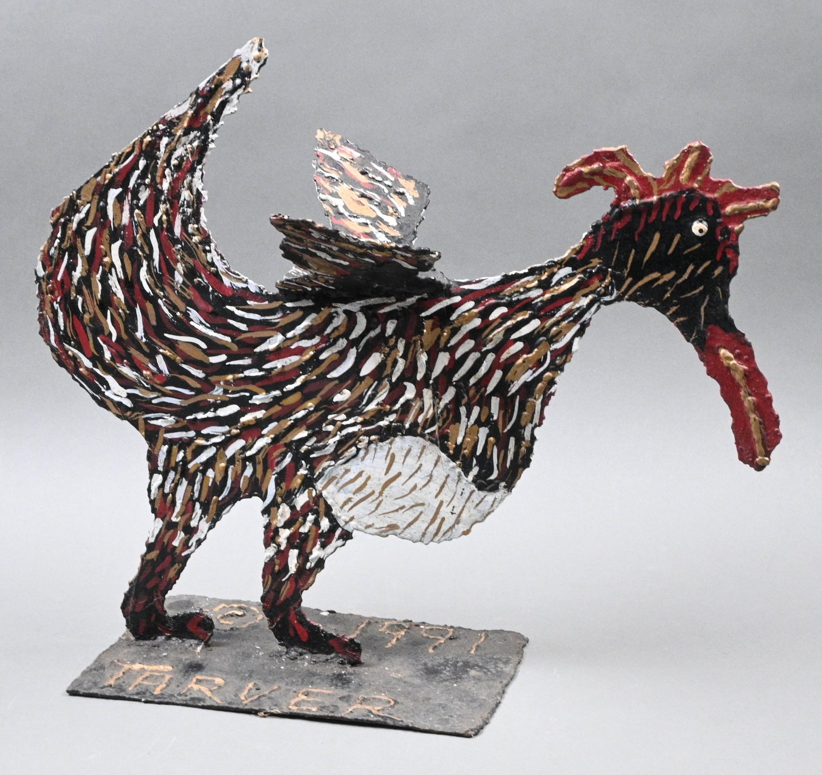 Willie Tarver. Welded Metal Sculpture - Bird (1 of 6)
