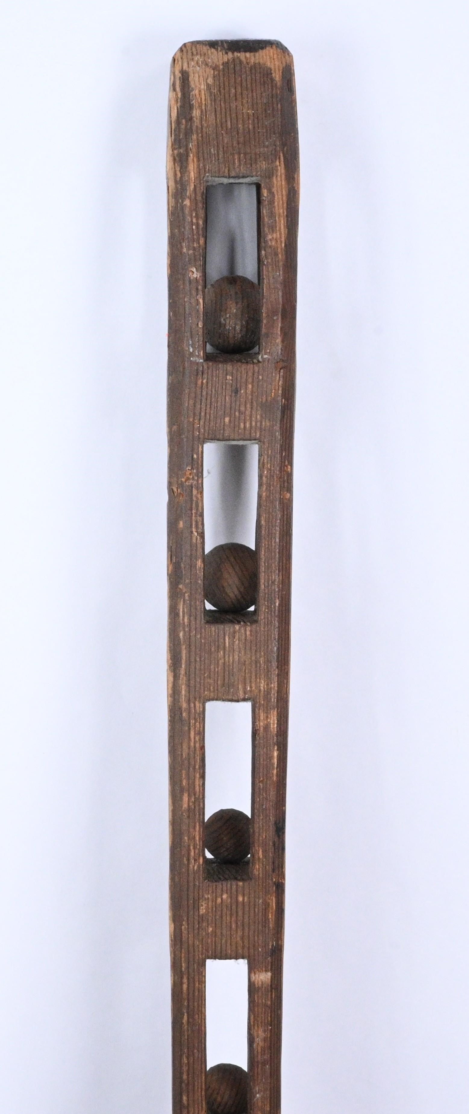 Large Whimsy Cane with Eight Enclosed Balls - 3