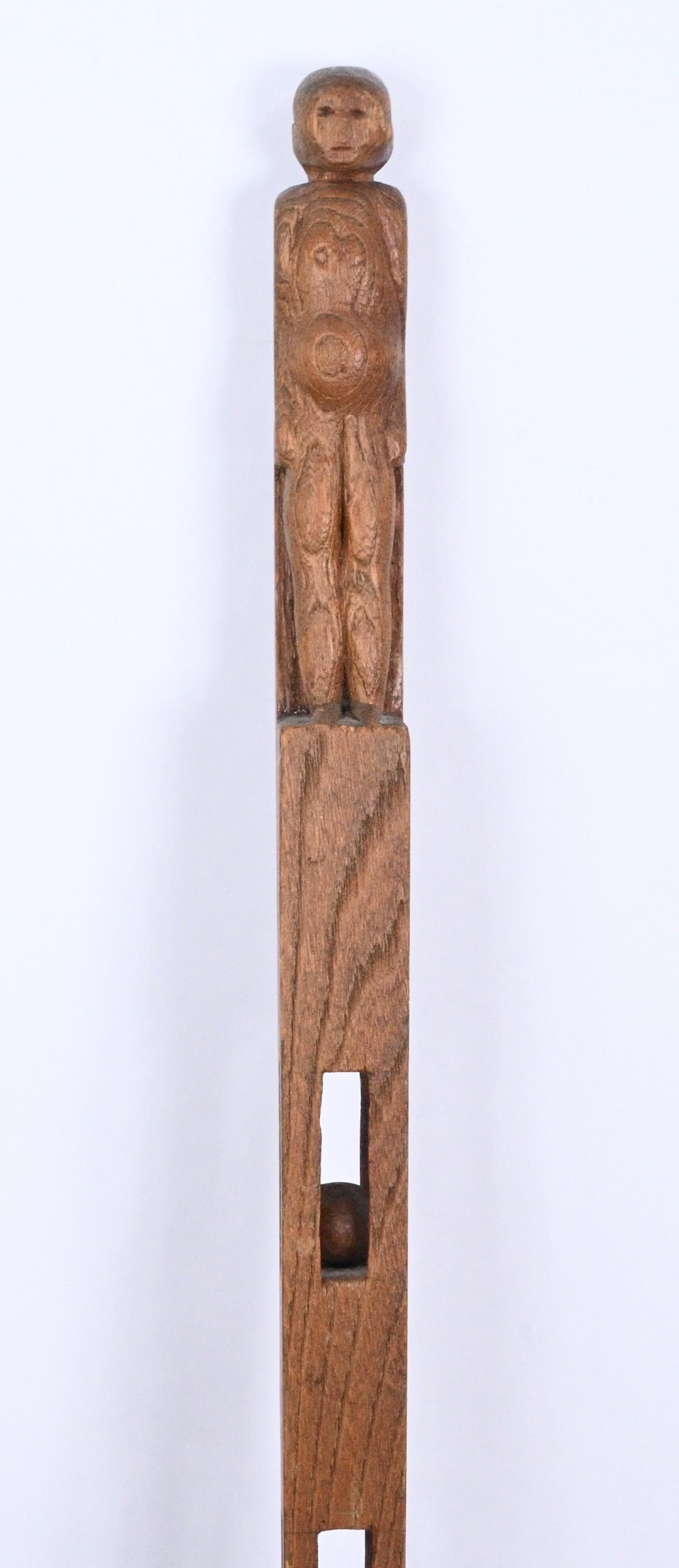 Whimsy Cane with Carved Figural - 2