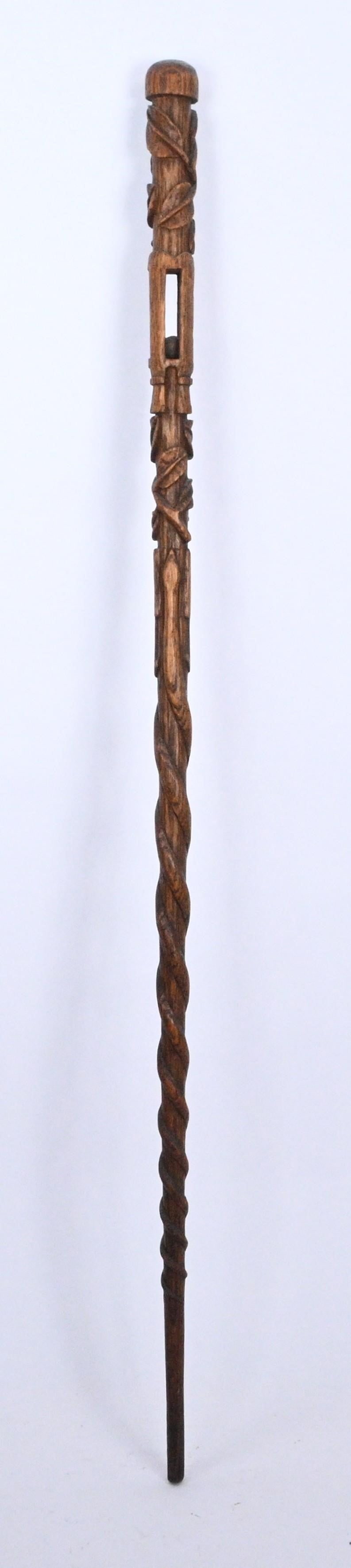 Ornate Whimsy Cane with Snake - 2