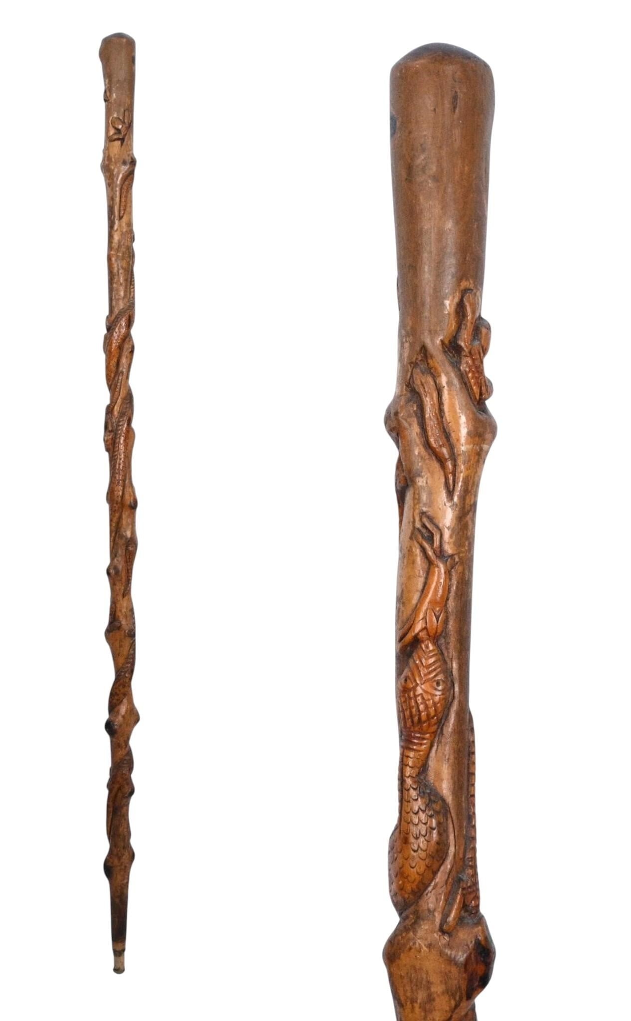 Snake and Lizard Cane (1 of 9)