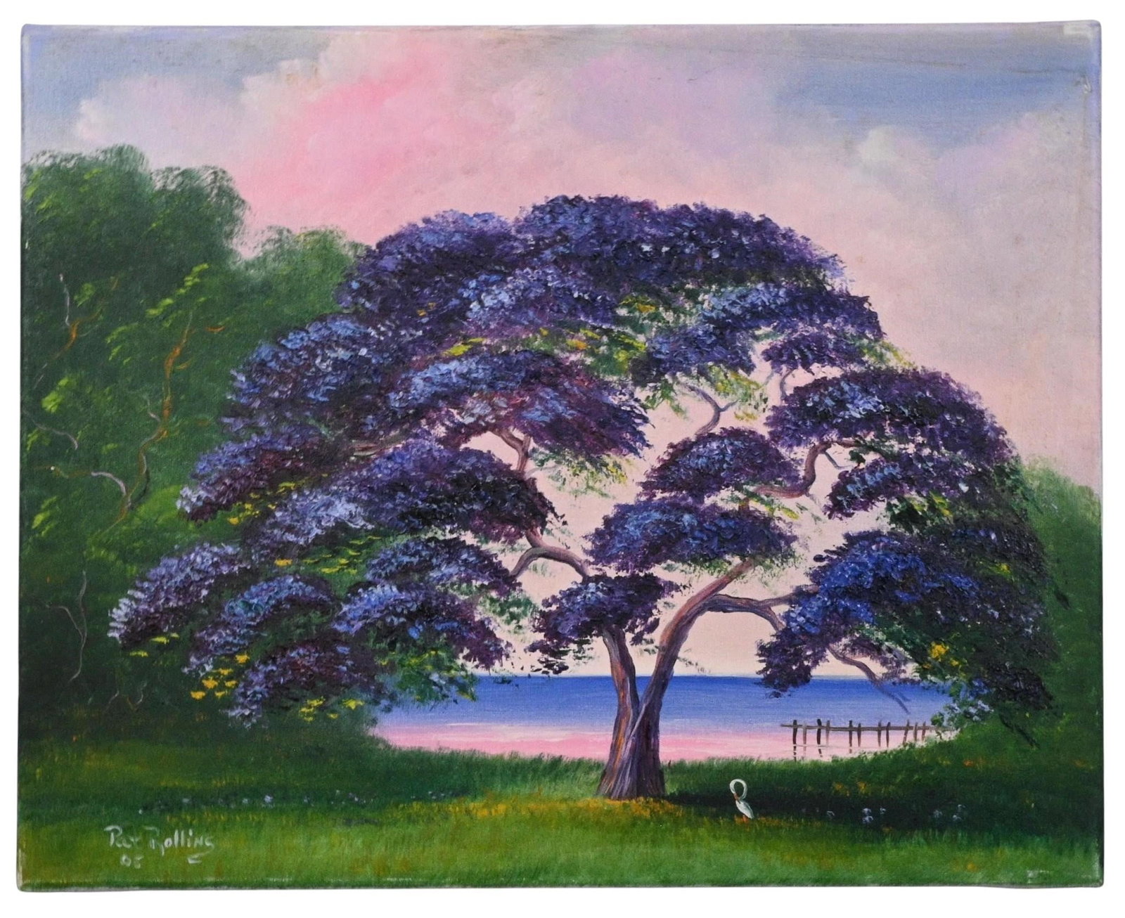 Pat Rollins. Purple Jacaranda by the Water (1 of 6)