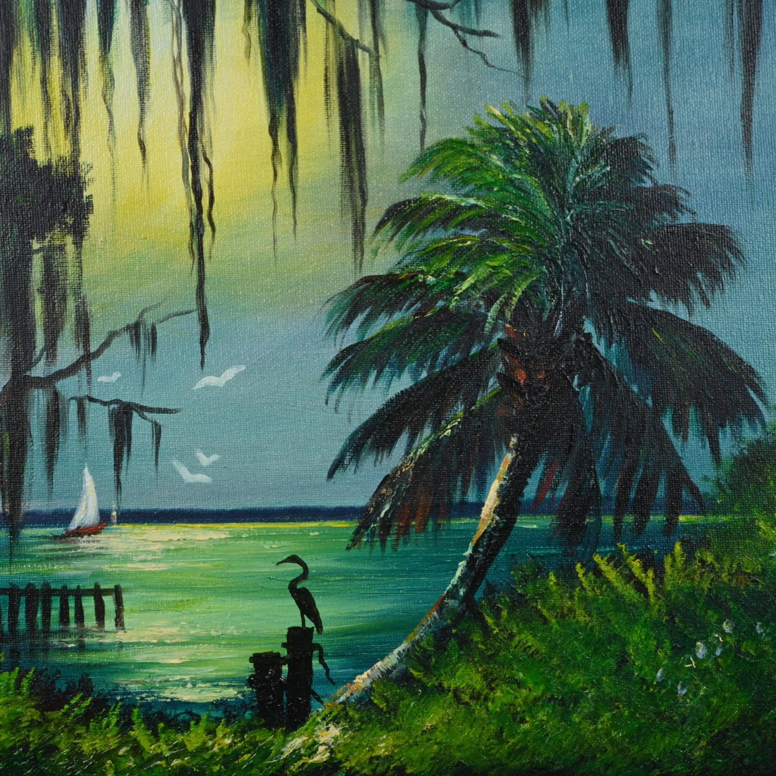 Pat Rollins. Moonlit Florida Bay (1 of 5)