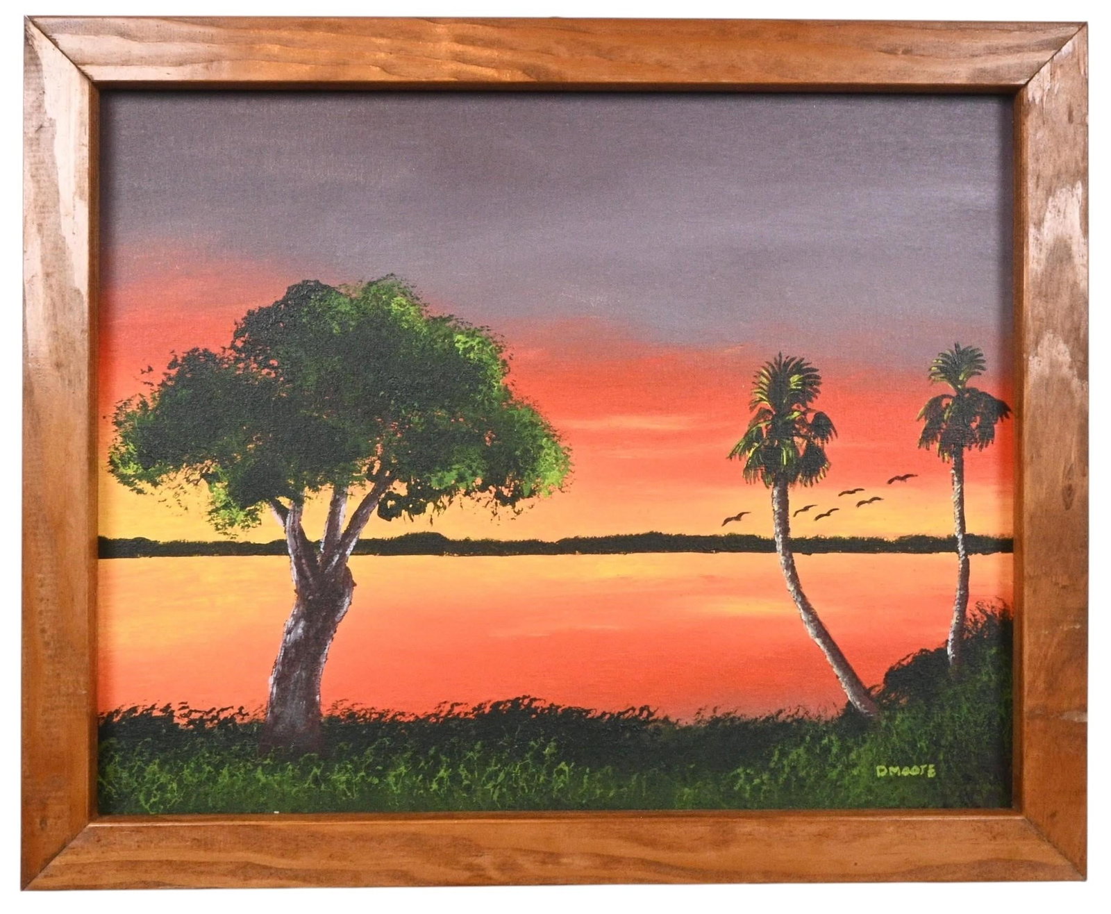 Douglas Moore. Palms at Sunset