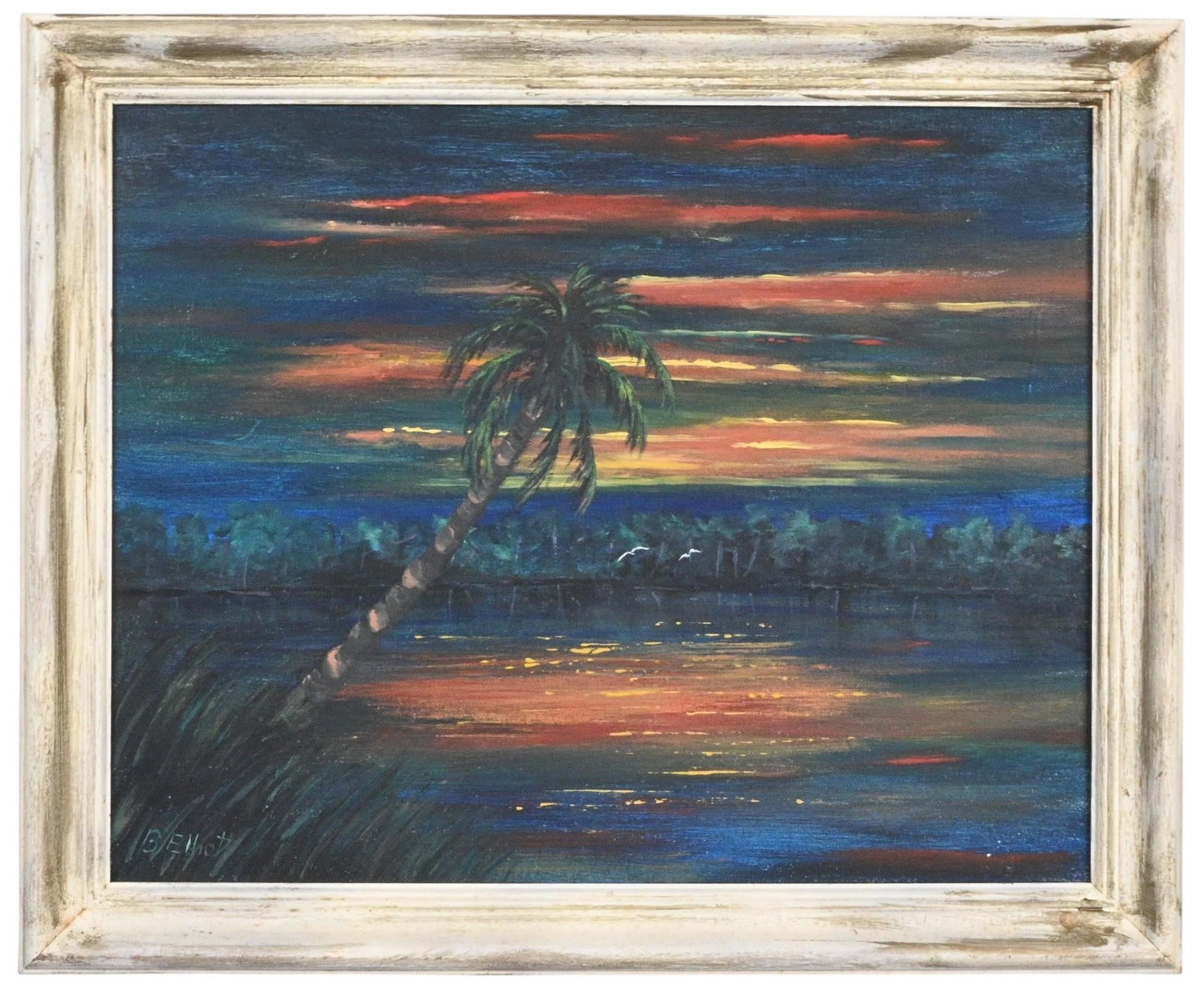 Beatrice "Bea" Elliott. Florida Palm at Sunset (1 of 5)