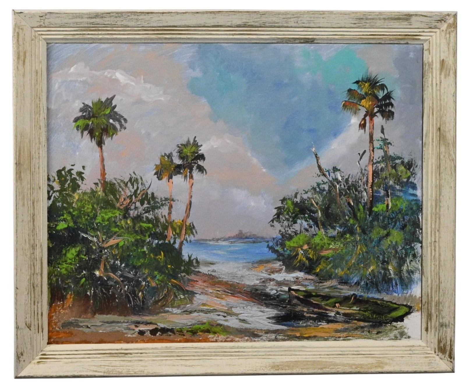 Jerry DeVane. Florida Backwater with Palms