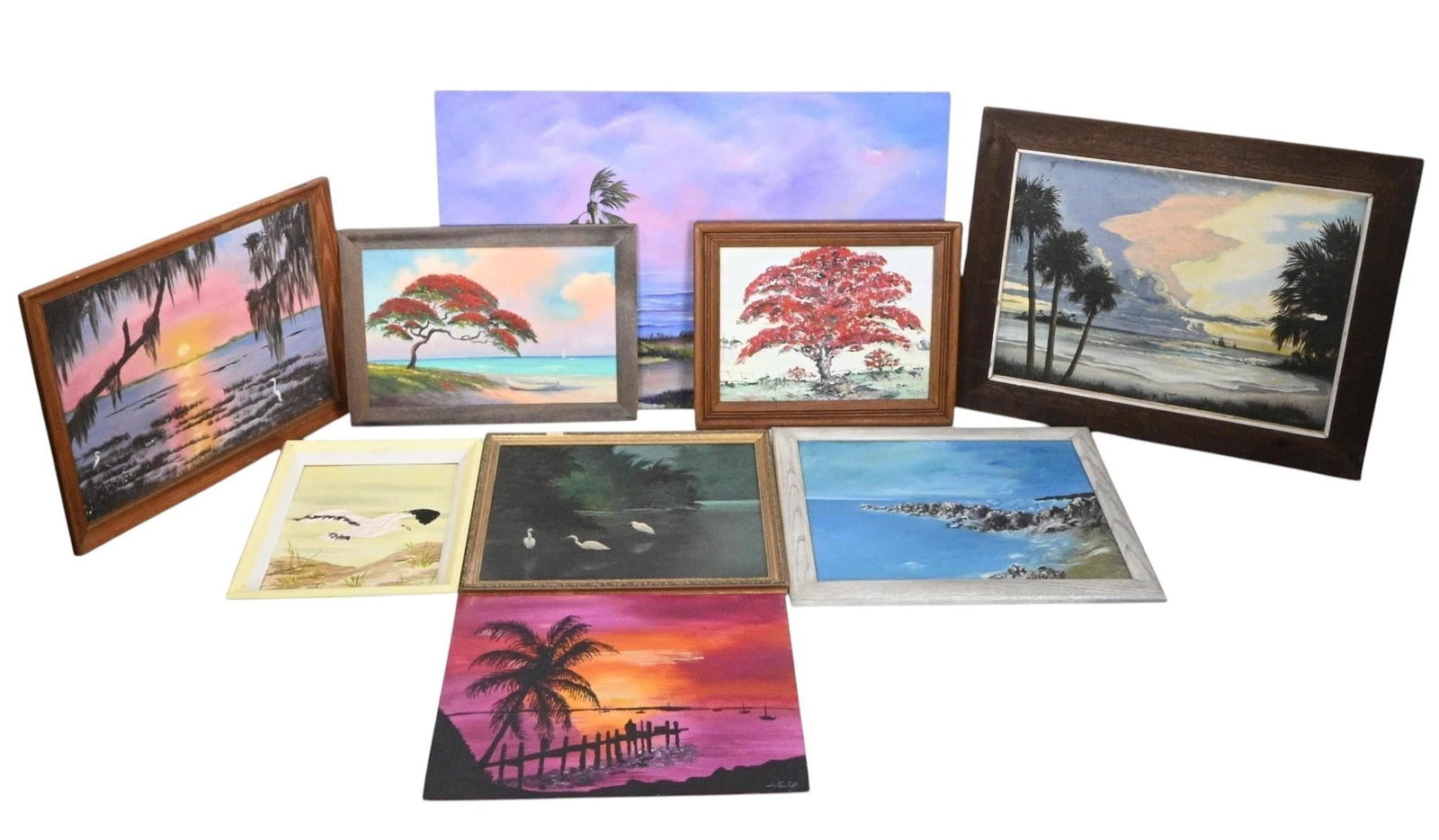 Group of 9 Coastal & Florida Landscape Paintings (1 of 15)