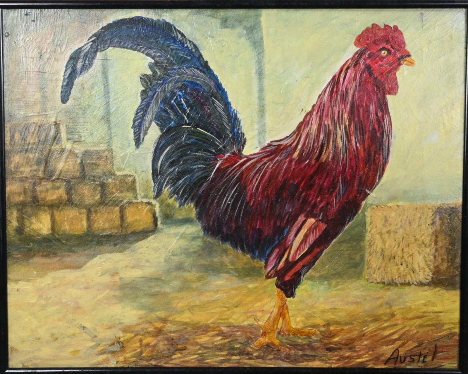 Rooster Paintings - 2