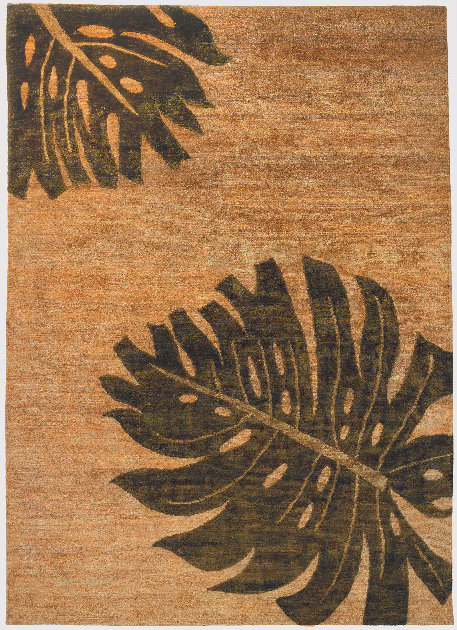 Philodendron botanical  rug (1 of 3)