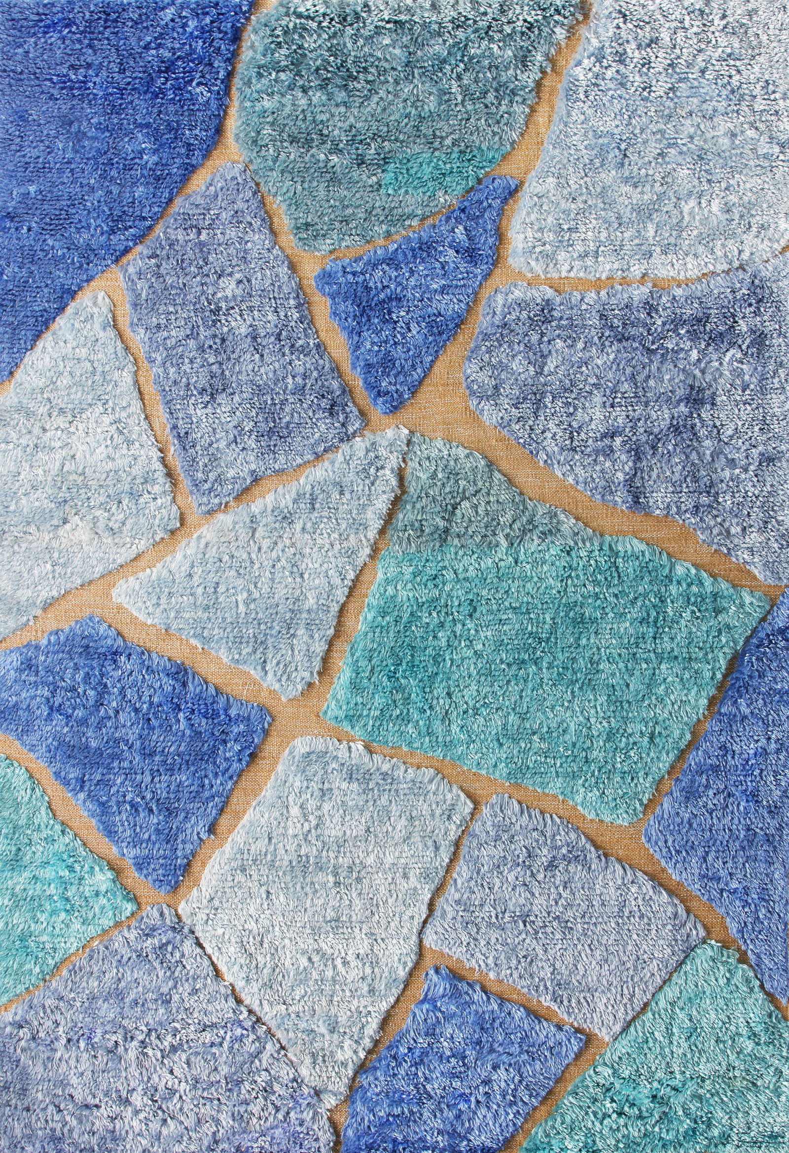 Stepping Stones banana silk & hemp rug  (1 of 4)