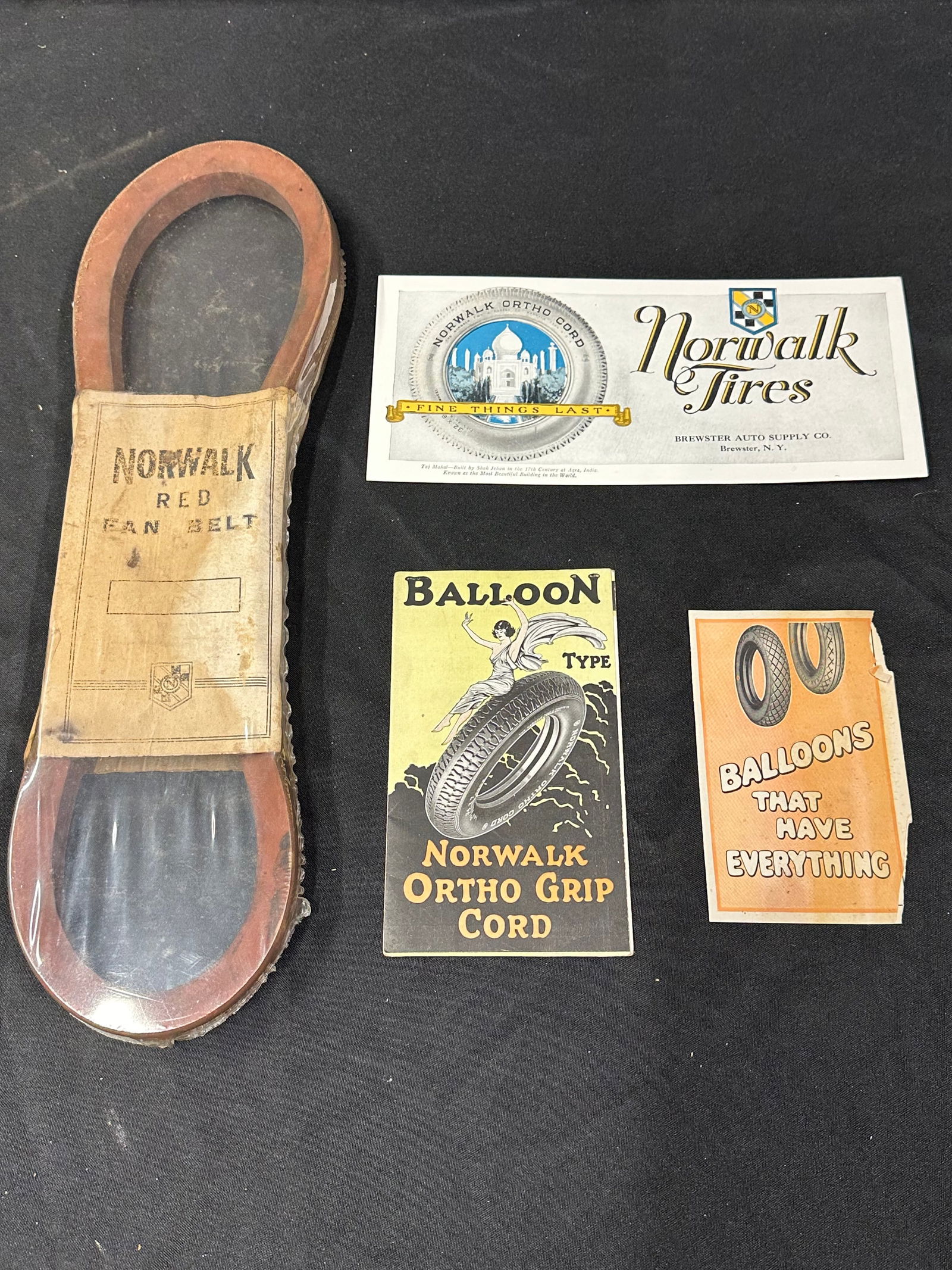 LOT OF 4 NORWALK TIRES ADVERTISING PIECES (1 of 10)