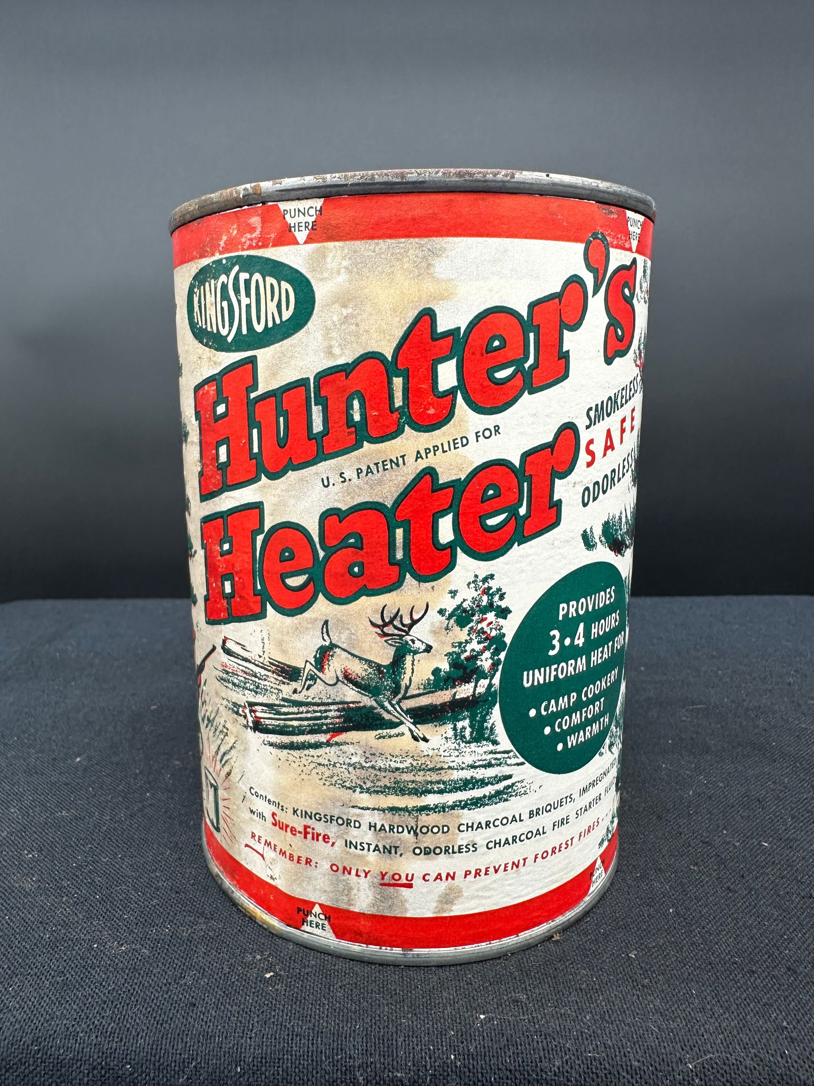 KINGSFORD HUNTERS HEATER 1 QUART CHARCOAL CAN (1 of 6)