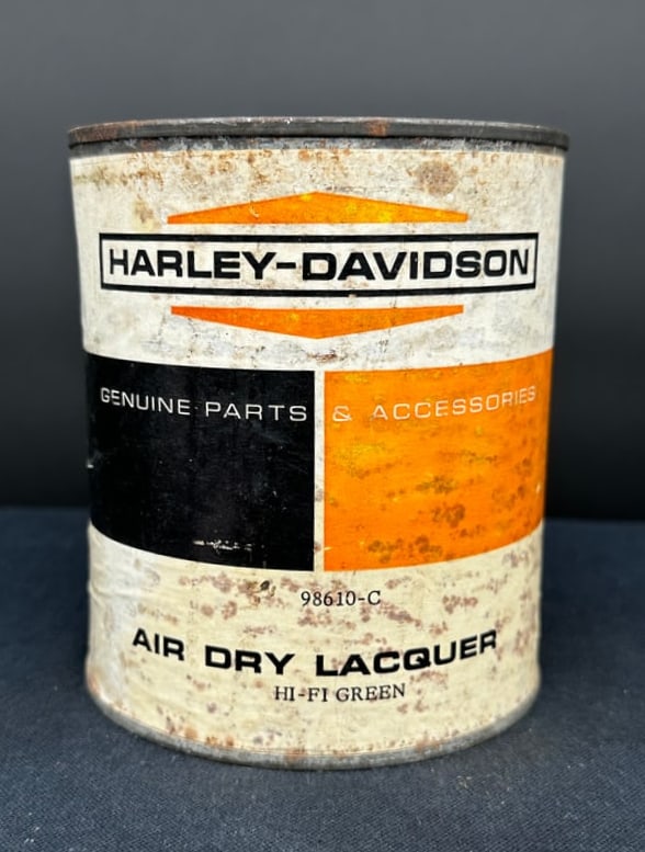 HARLEY DAVIDSON AIR DRY LACQUER CAN: Please see photos for condition.