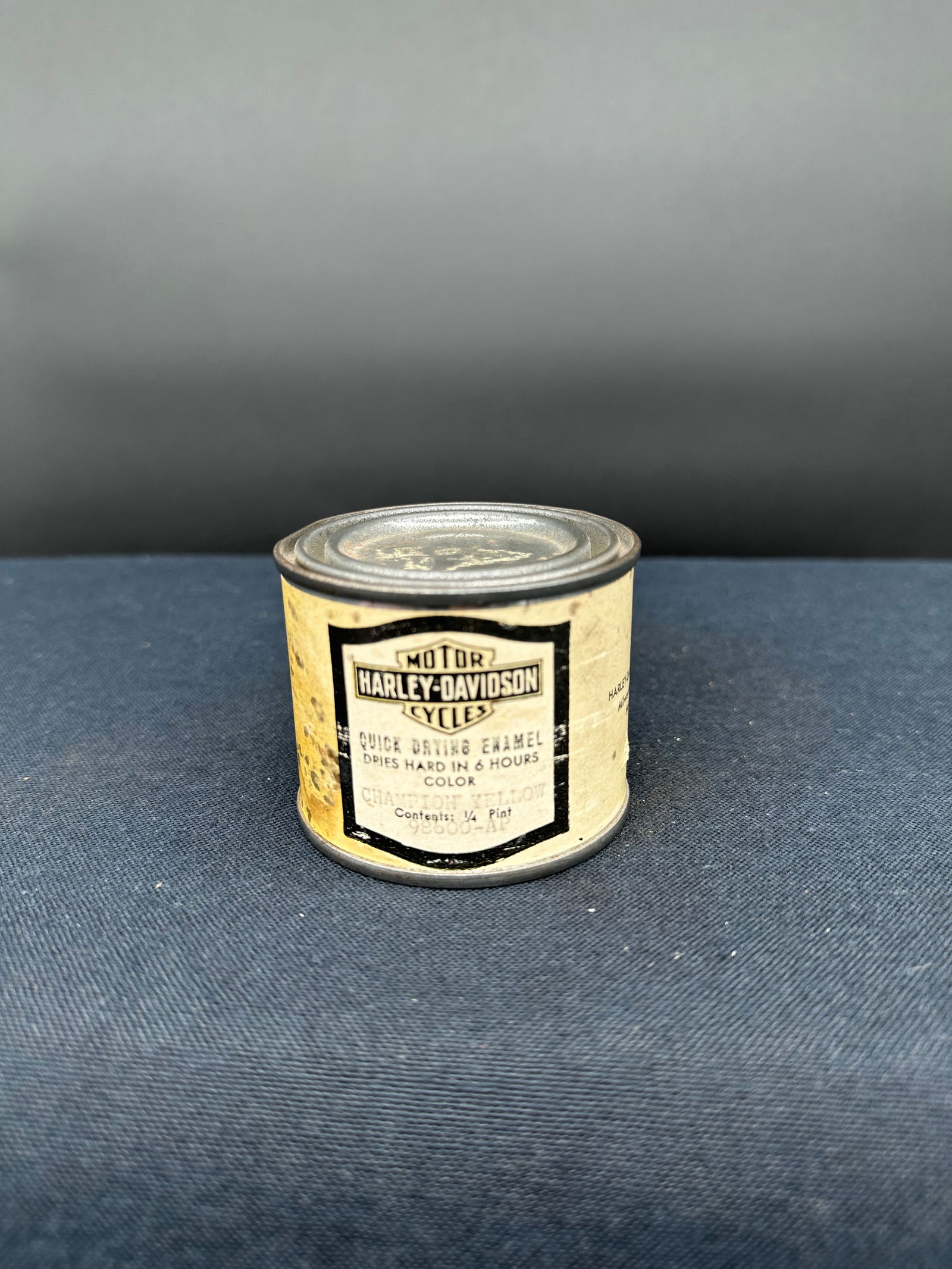 HARLEY DAVIDSON QUICK DRYING ENAMEL 1/4 PINT CAN (1 of 6)