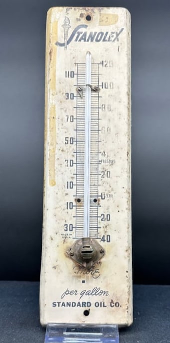 STANDARD OIL CO STANOFLEX METAL THERMOMETER (1 of 2)