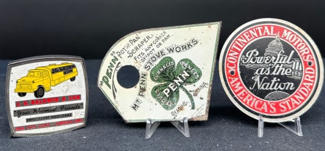 LOT OF 3 GRAPHIC AUTOMOTIVE ADVERTISING SMALLS (1 of 5)