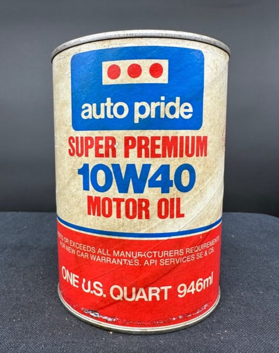 AUTO PRIDE MOTOR OIL 1 QUART CAN (1 of 6)