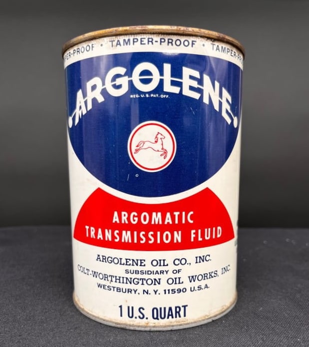 ARGOLENE ATF 1 QUART MOTOR OIL CAN (1 of 6)