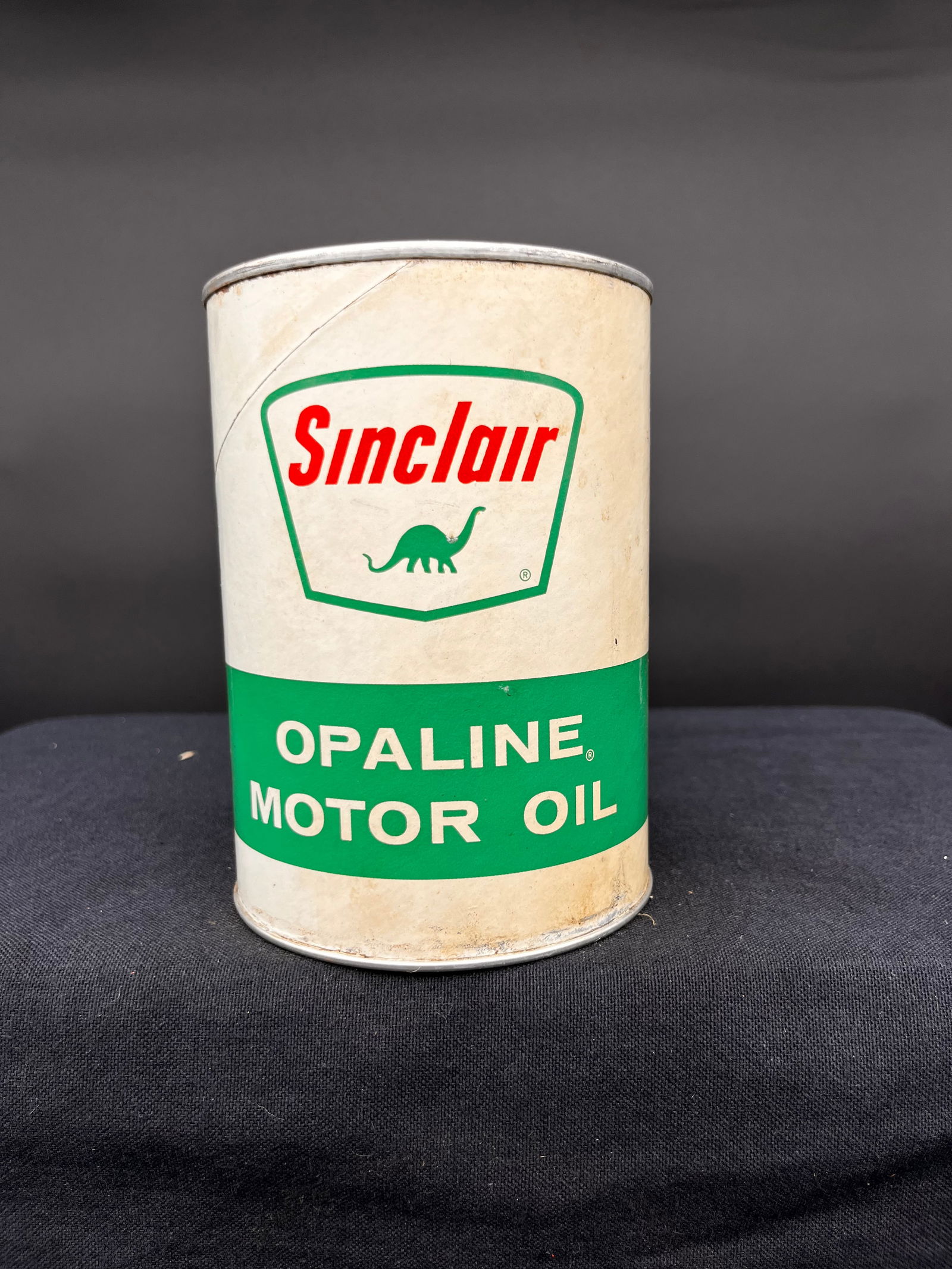 SINCLAIR OPALINE OIL 1 QUART MOTOR OIL CAN (1 of 6)