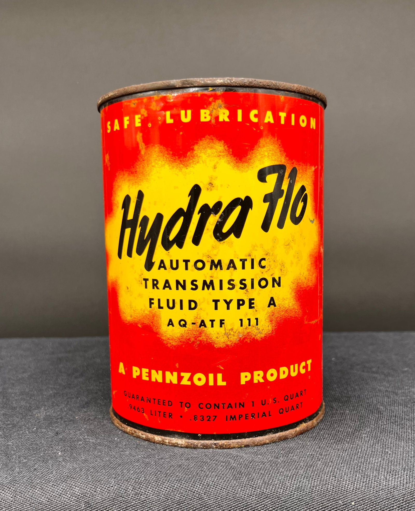 HYDRA FLO ATF 1 QUART OIL CAN (1 of 6)