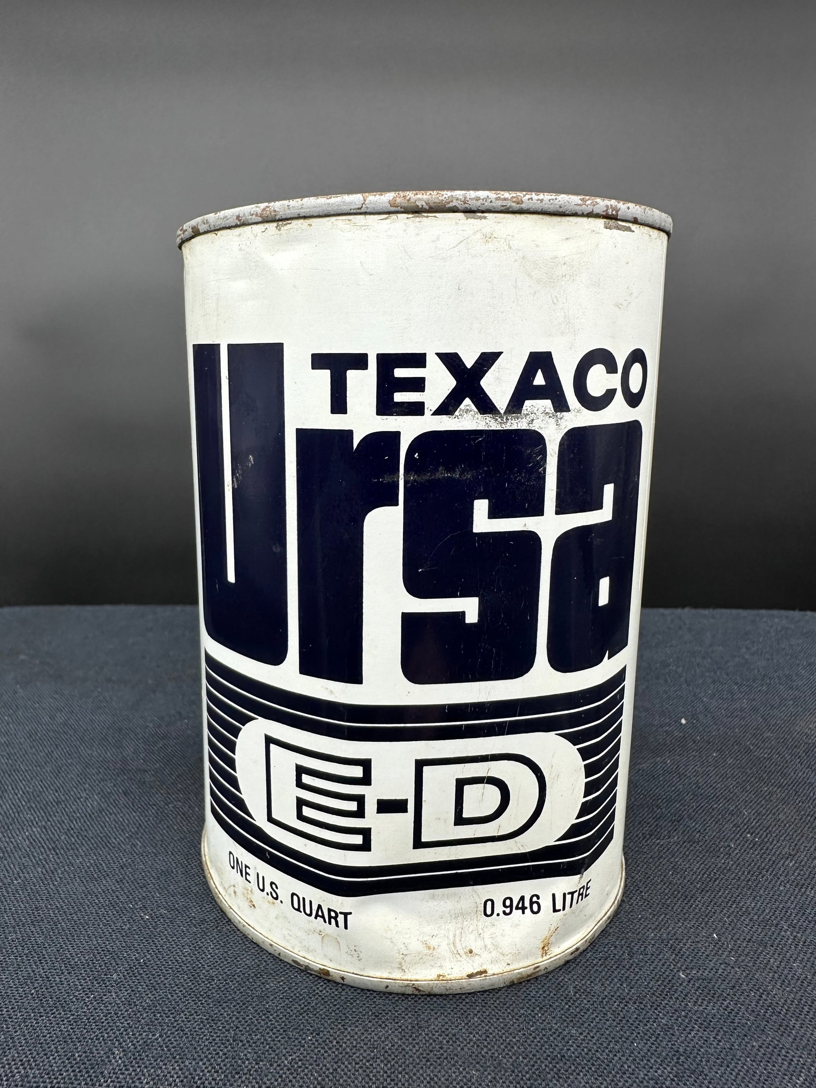 TEXACO URSA ED MOTOR OIL 1 QUART CAN (1 of 6)