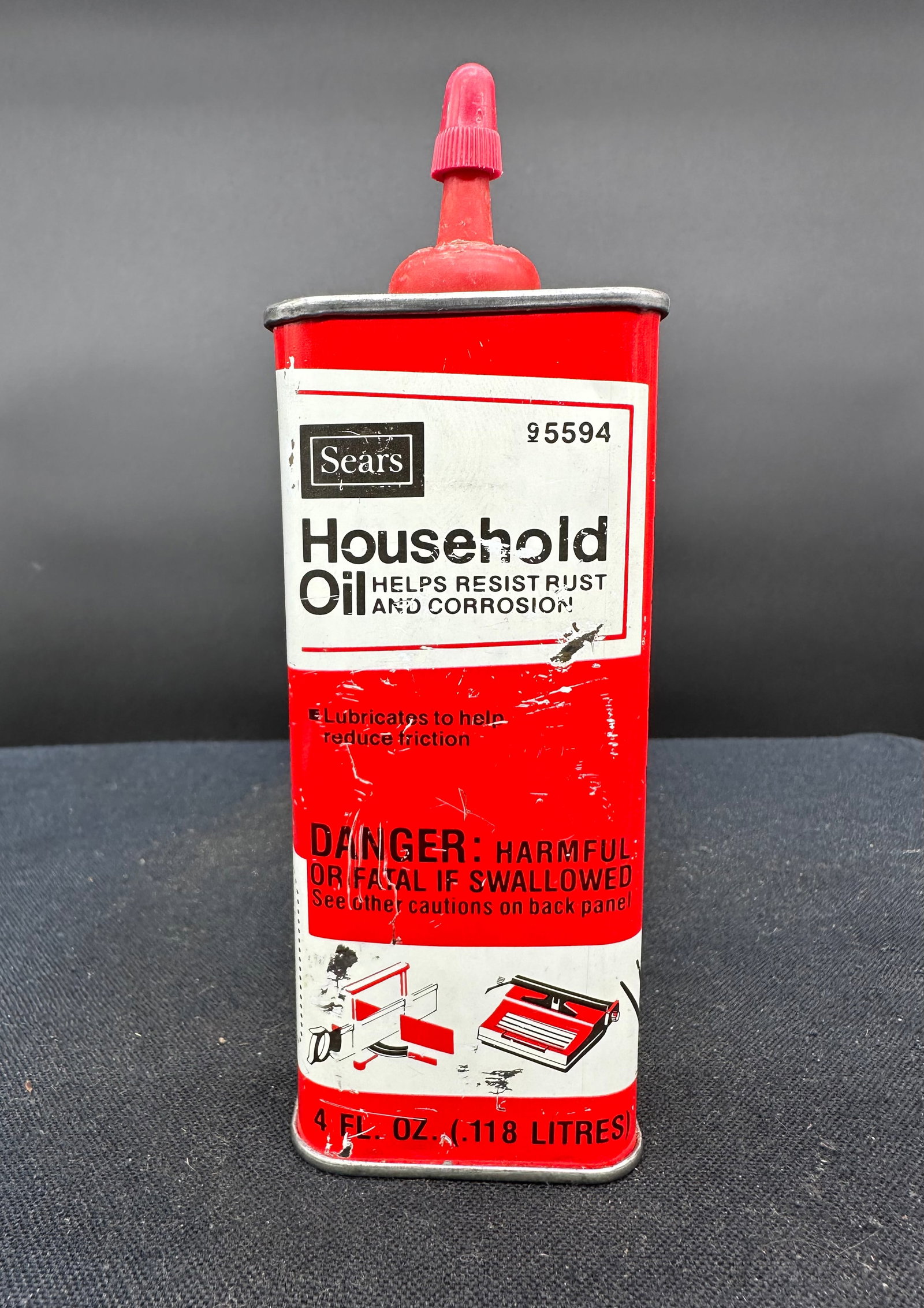 SEARS HOUSEHOLD OIL HANDY OILER: Please see photos for condition