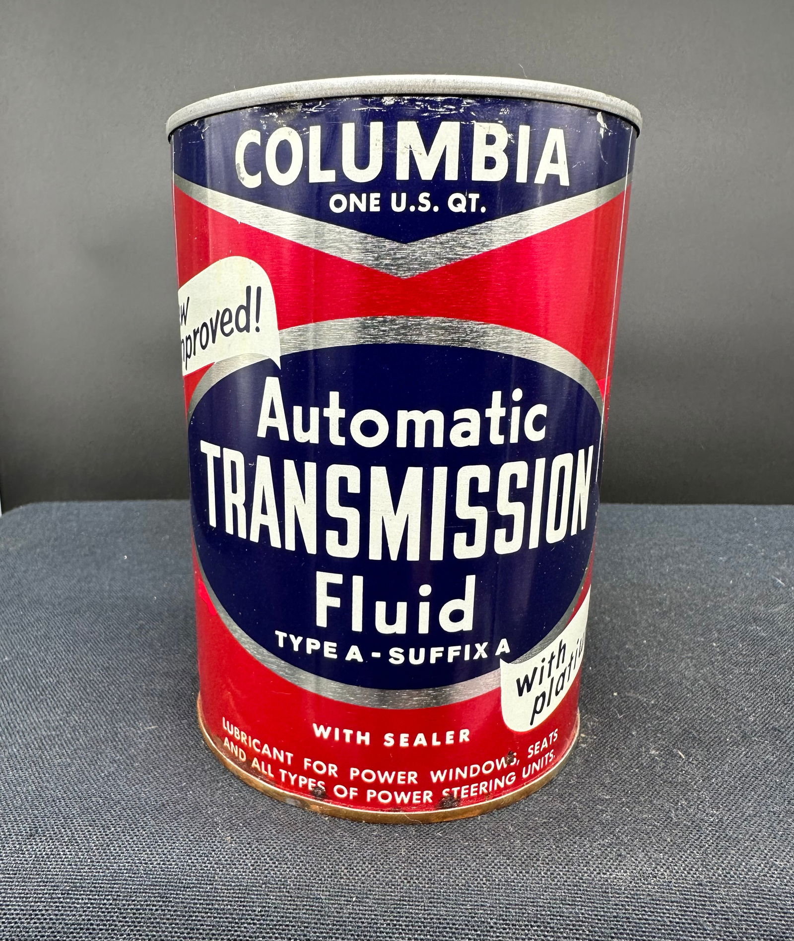COLUMBIA ATF 1 QUART MOTOR OIL CAN (1 of 6)
