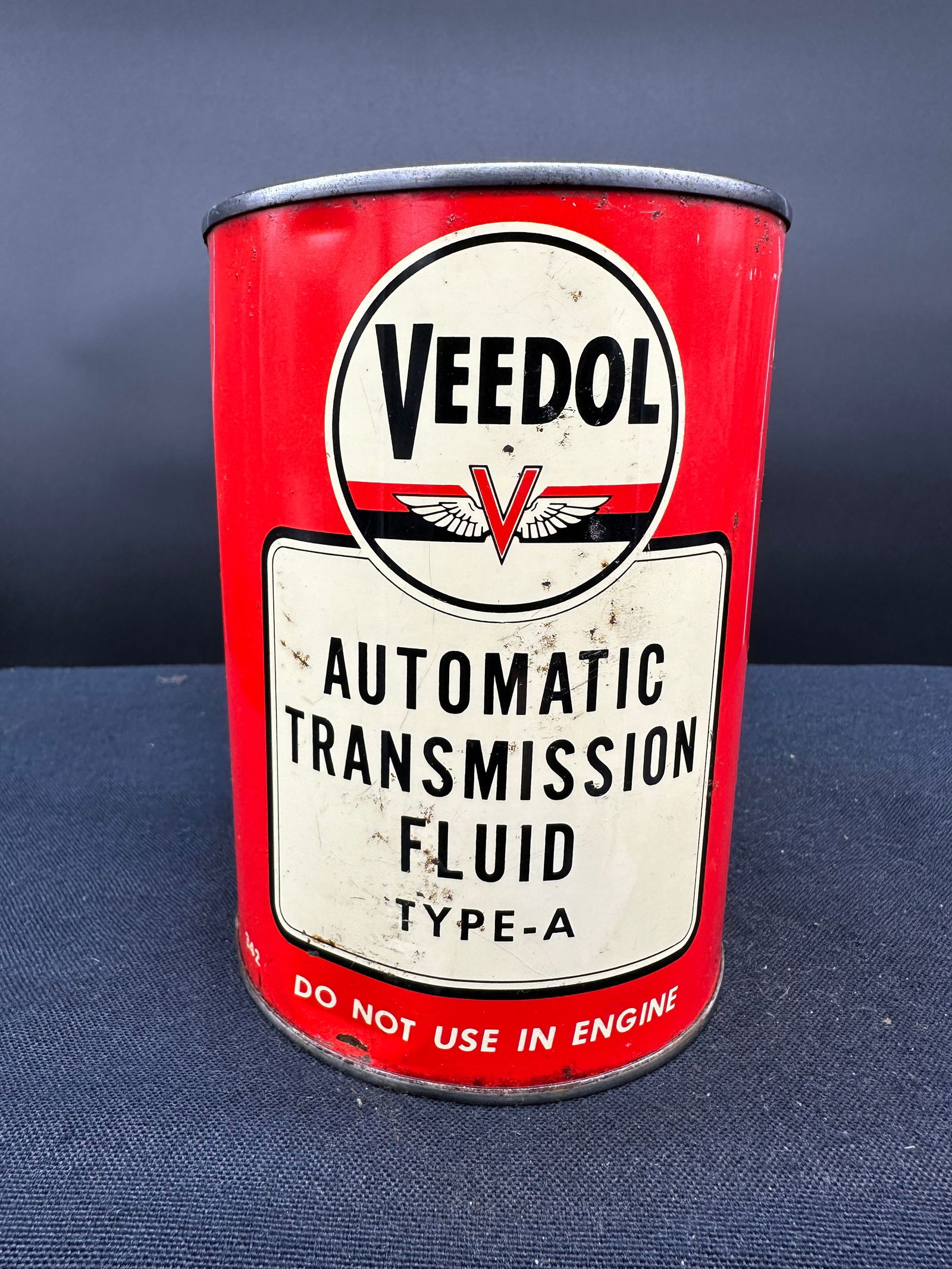 VEEDOL ATF 1 QUART MOTOR OIL CAN (1 of 6)