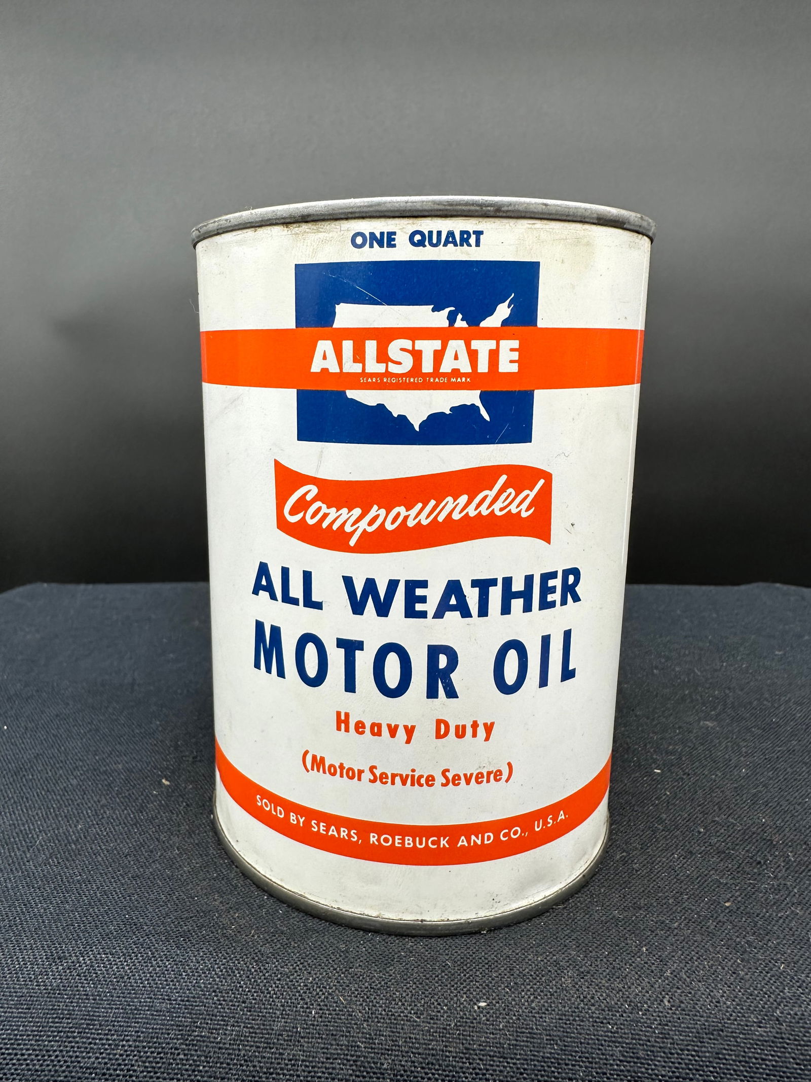 ALL STATE ALL WEATHER MOTOR OIL 1 QUART CAN (1 of 6)