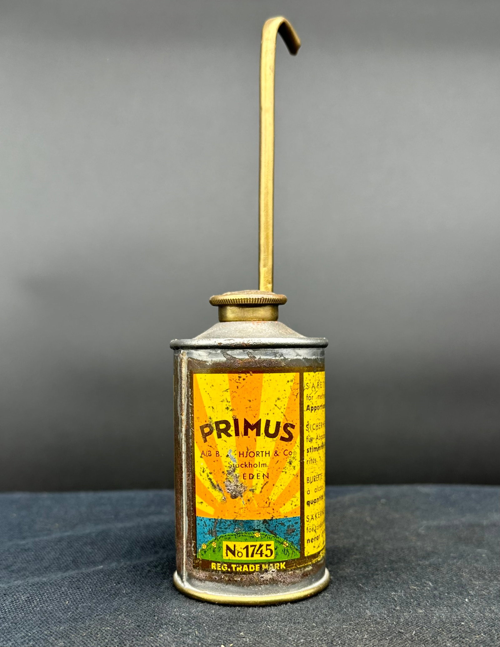 PRIMUS MOTOR OIL HANDY OILER: Please see photos for condition
