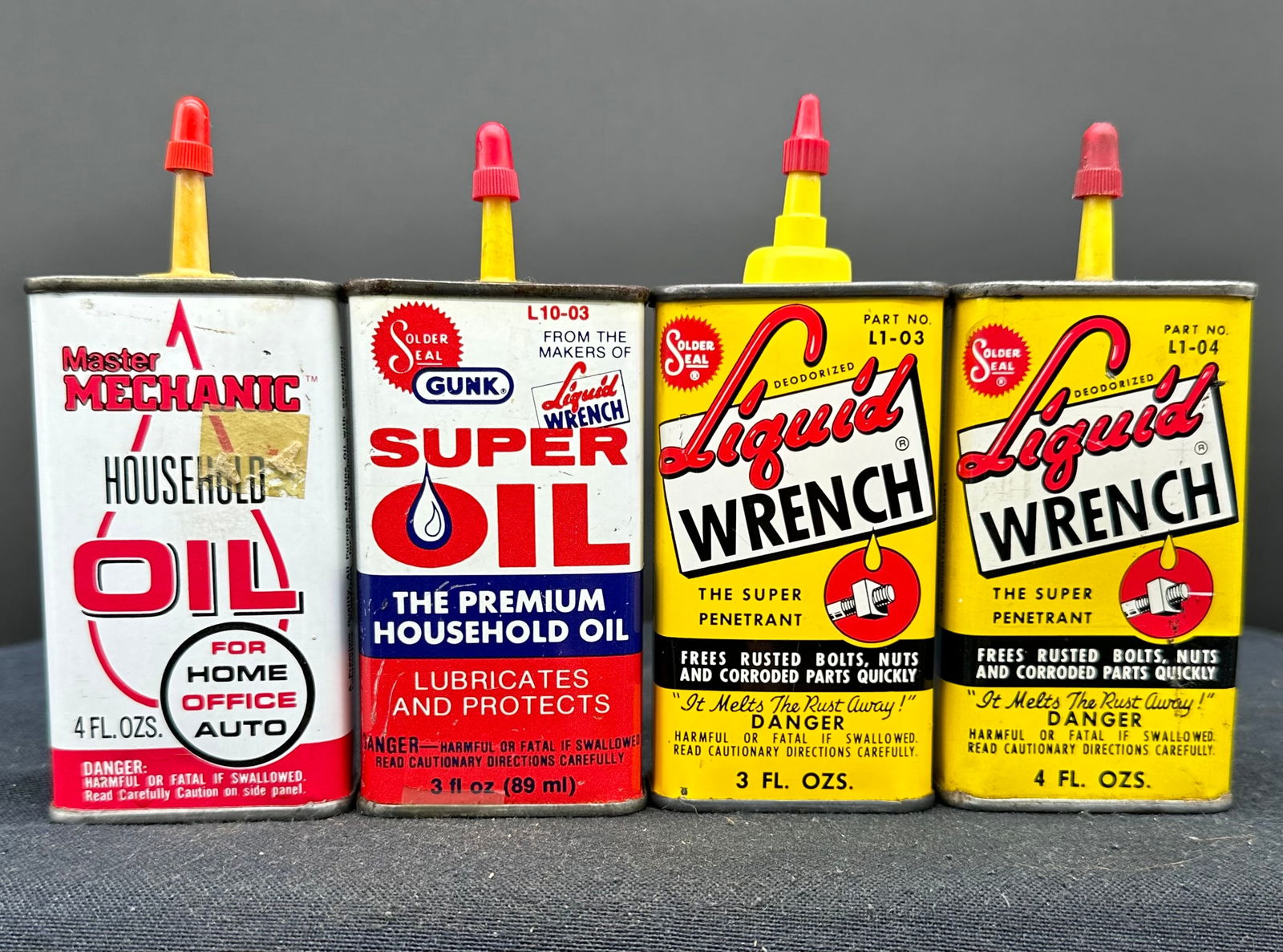 LOT OF 4 LIQUID WRENCH HANDY OILERS (1 of 4)