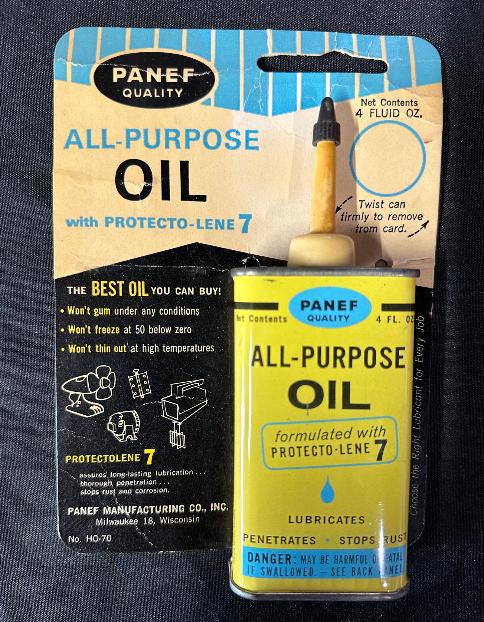 PANEF OIL HANDY OILER: Please see photos for condition