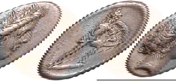 Locris, Locri Opuntii. c.382 – 336 BC. AR Stater. 1 (1 of 1)