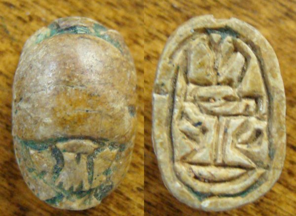 Egypt, Second Intermediate, a steatite scarab