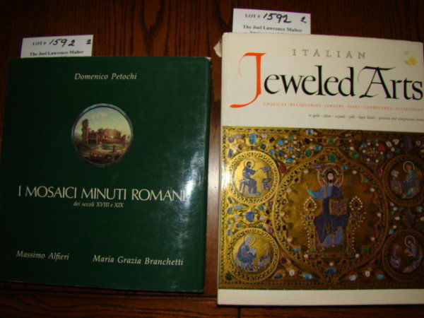 Petochi, Domenico, et al. I Mosaici Minuti Romani: Petochi, Domenico, et al. I Mosaici Minuti Romani dei Secoli XVIII e XIX. Firenze. 1981. 4to, hard cover with dust jacket, 250 pp. with extensive color photographs of these fascinating small mosaics;