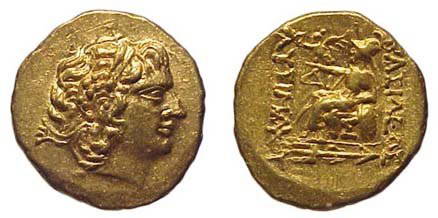 Mithradates VI, time of the first Mithradatic War,: Mithradates VI, time of the first Mithradatic War, 88 - 86 BC. Gold Stater. Istrus Mint. 8.23g. Diademed head of the deified Alexander the Great rt. / Athena Nikephoros seated lt., holding Nike and