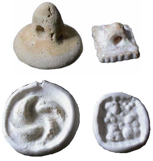 TURKMENIA, NAMAZGA V, c. 2000 BC. A lot of two sta
