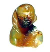Late Dynastic, 664 - 343 BC. A carnelian upper por