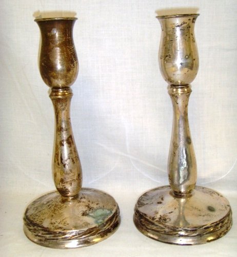 Pair Towle Sterling Silver Candlesticks